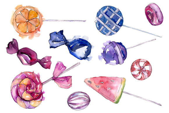 Dessert Sweets Watercolor: A Versatile Illustration for Creative Content