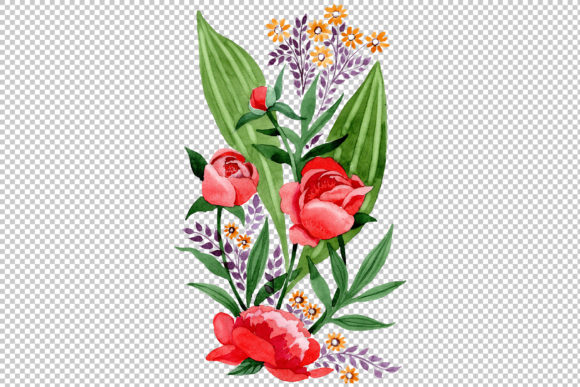 Ornament Red Free Ukraine Watercolor for Illustrations