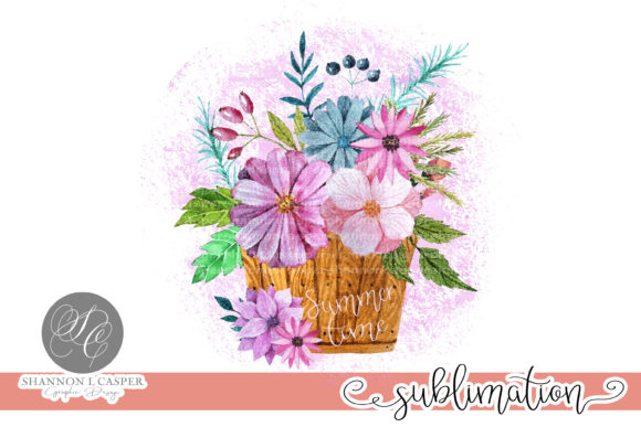 Spring Summer Watercolor Bouquet: A Versatile Illustration for Content Publishing