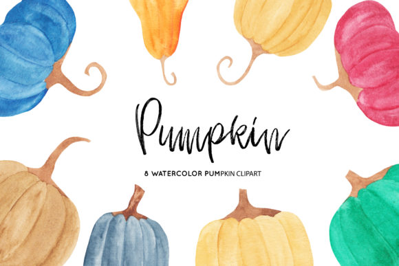 Watercolor Pumpkins Illustrations: A Seller’s Review